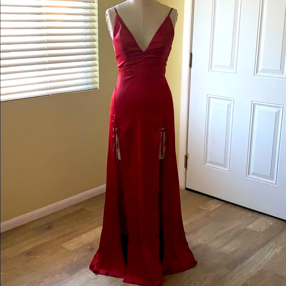 Silk Red Dress